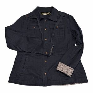 Daughters of the Liberation Navy Utility Jacket‎ Size 10 Runs Small Tie Waist